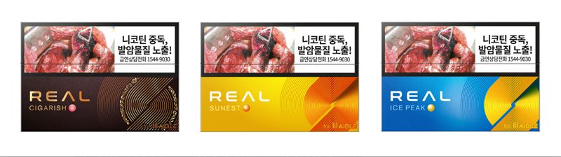 KT&G, ‘릴 에이블’ 전용스틱 ‘리얼’ 신제품 3종 출시