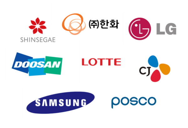 한국기업들의 로고는 독특하면서도 비슷한 특징을 갖고 있는 것처럼 보인다. 주요 기업 상당수는 정형화된 모습이 아닌 비대칭적 형상이다.[사진=나눔경제뉴스DB]