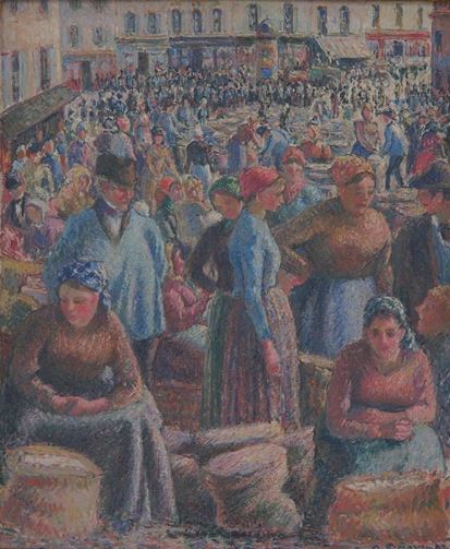 고 이건희 삼성 회장의 유족들이 기부한 피사로의 퐁트와트 시장[사진=삼성]