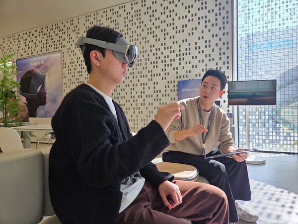 삼성전자는 10월 22일부터 전국 7개 삼성스토어에서 '갤럭시 XR' 체험존을 운영하고 있다.[사진=삼성전자]