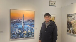 [인터뷰] 치매 어머니가 이끈 화가의 길… 서양화가 권오용, 인연의 궤적을 그림으로 말하다